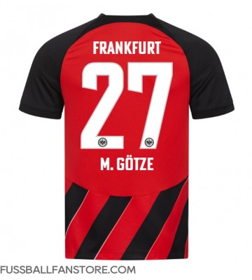 Eintracht Frankfurt Mario Gotze #27 Replik Heimtrikot 2023-24 Kurzarm